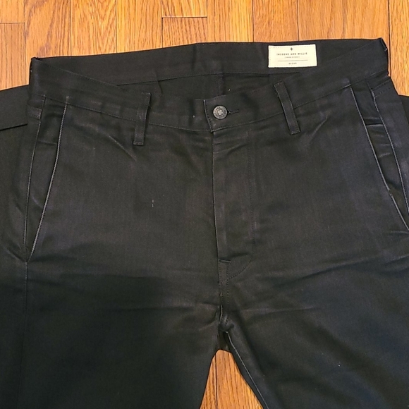 Imogene + Willie Black Selvedge Jeans Oscar 34/32 - Picture 3 of 5